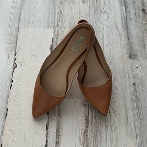 Womens Tan Cole Haan Flats Genuine Leather Size 6 1/2C